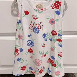 Sleeveless polly play dress in Bonita blooms